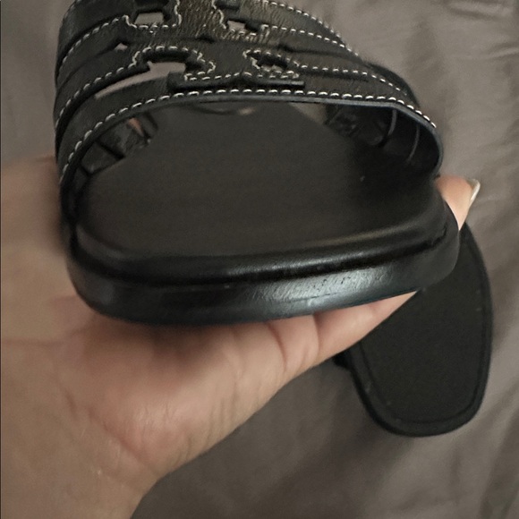 Tory Burch: Ines Cage Slide - Black (Sz 6) - Picture 6 of 9